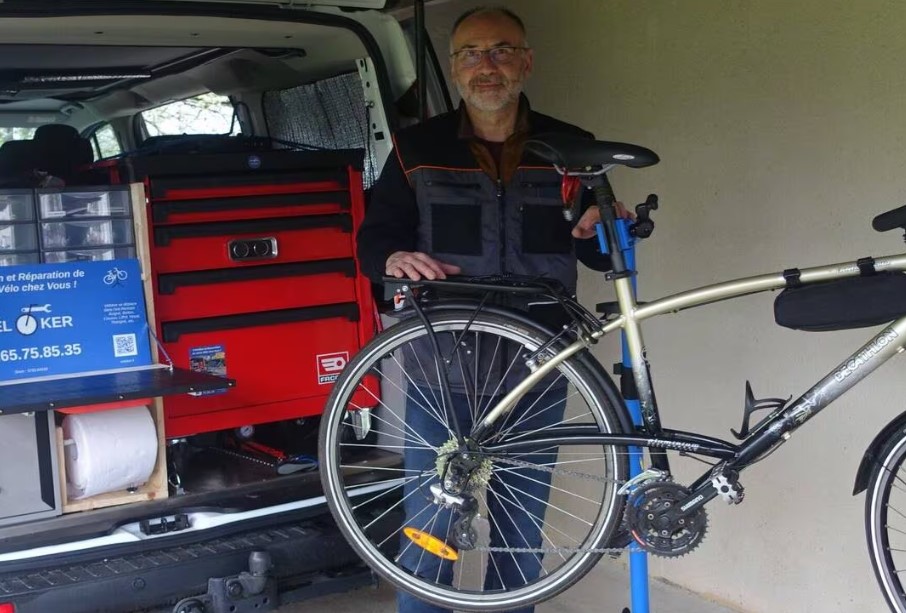 Véloker : réparation vélos à domicile dans les communes de l'est de Rennes